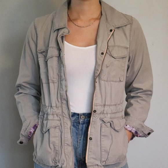 Old Navy | Tan Cargo Utility Jacket | 025 - Picture 1 of 4